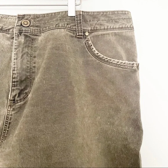 Kuhl Rydr Pants Vintage Patina Dye Distressed Worn In Brown Size 40 x 30 - Picture 14 of 14